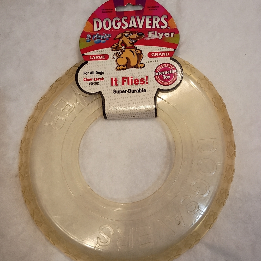 Dogsavers Flyer Toy Clear